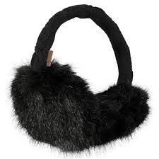 Barts Black Fur Earmuffs