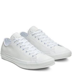 All White Converse sneakers