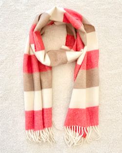 Cashmere Coral Scarf